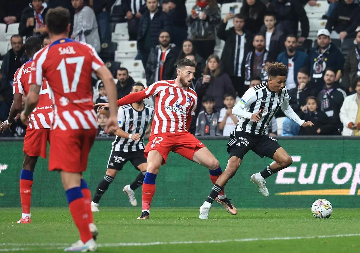 Beşiktaş, Atletico Madrid’i 2 golle devirdi