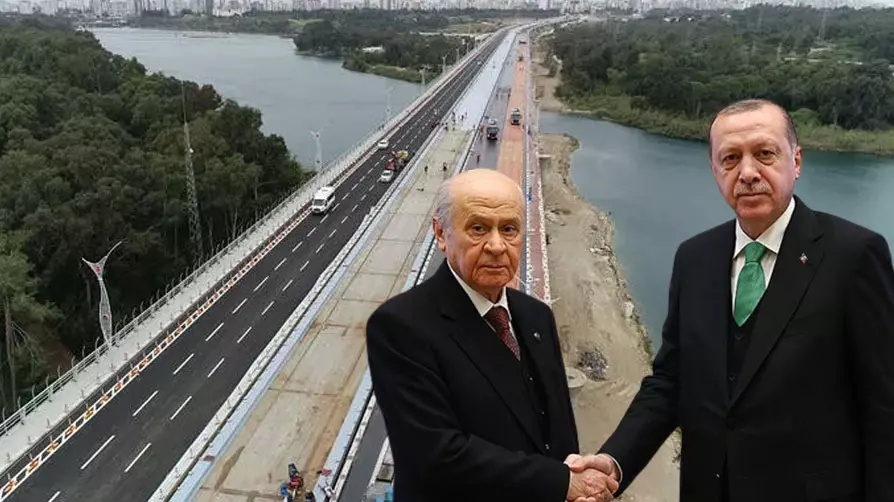 Köprünün açılışını Başkan Erdoğan ve Bahçeli yapacak