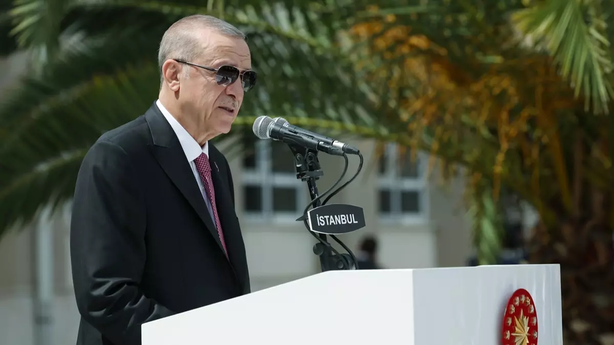  Erdoğan, müjdeyi karne töreninde verdi