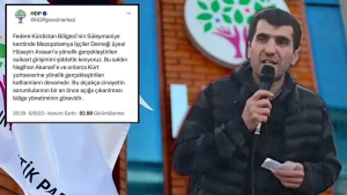 HDP’den skandal mesaj!
