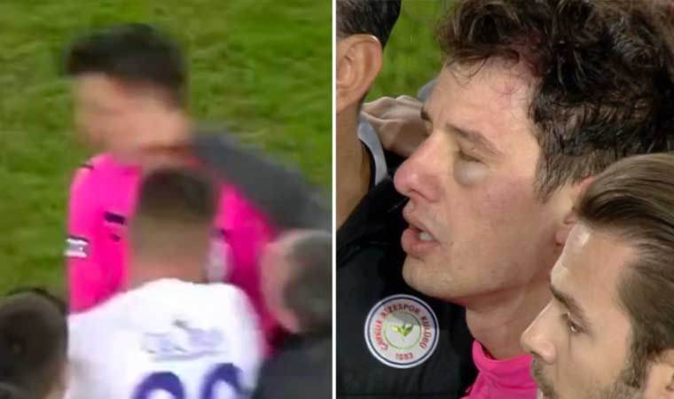 Hakem Halil Umut Meler’e yumruklu saldırı