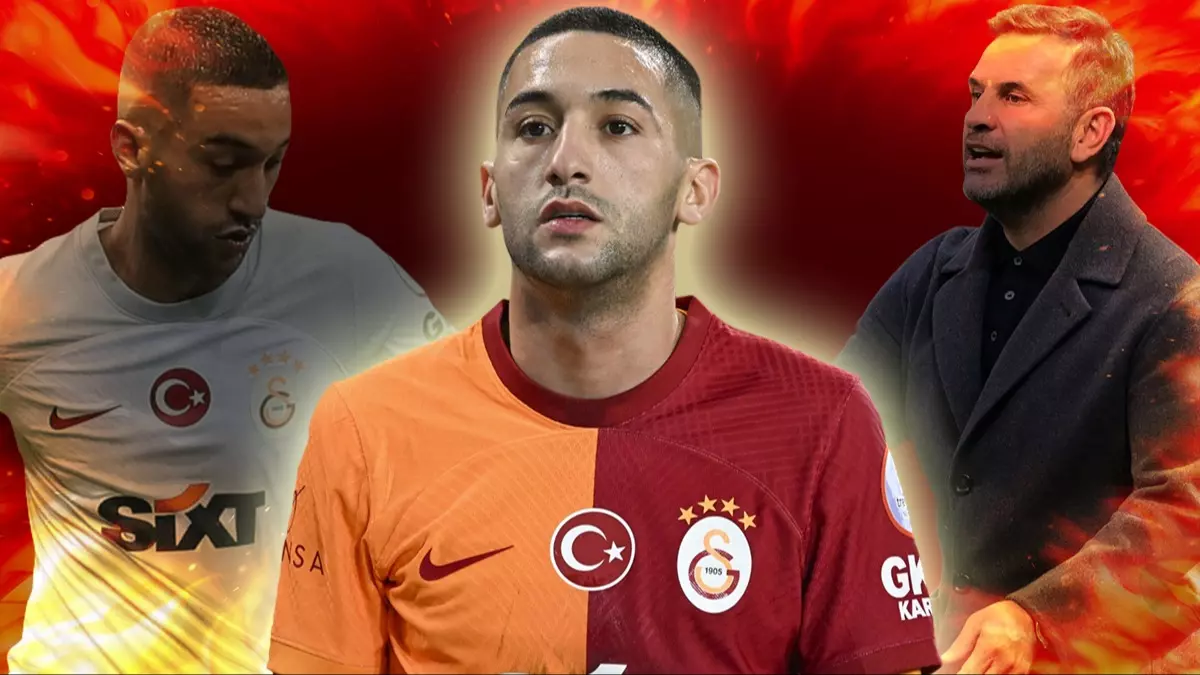 Galatasaray’da Hakim Ziyech depremi!
