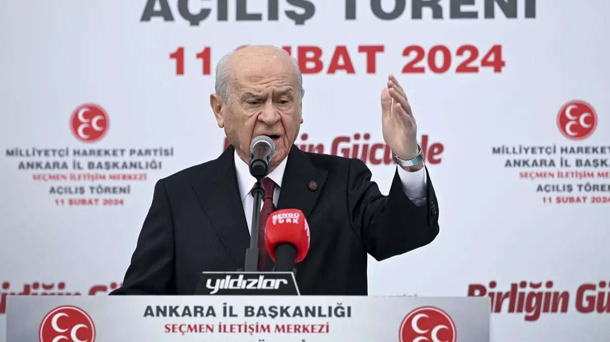 Bahçeli: Bugünkü CHP, PKK’nın eline geçti