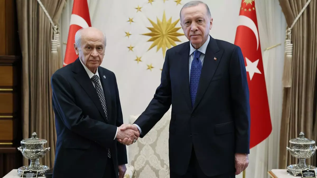 Cumhurbaşkanı Erdoğan ile MHP Lideri Bahçeli arasında kritik görüşme
