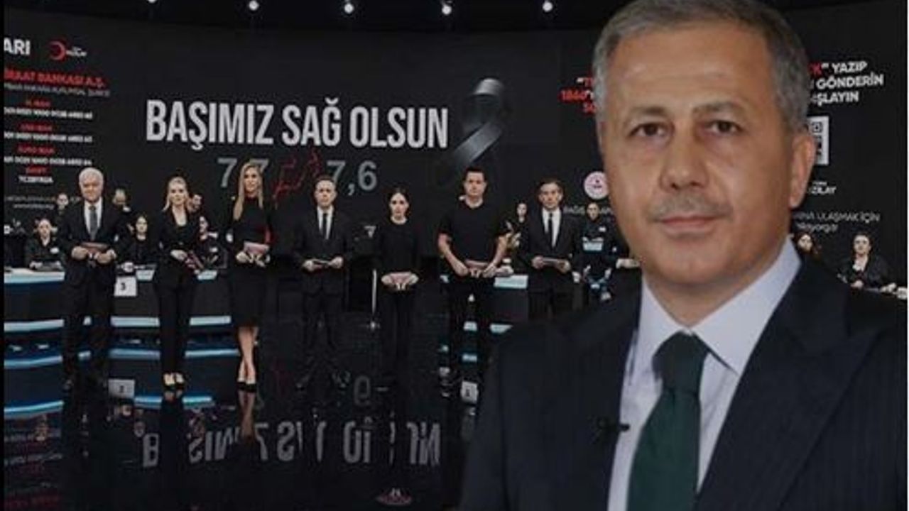 Bakan Yerlikaya’dan ‘Türkiye Tek Yürek’ yanıtı