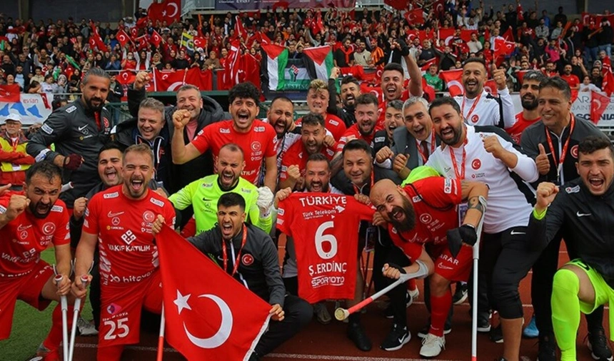 Ampute Milli Futbol Takımı İsrail’e fark attı
