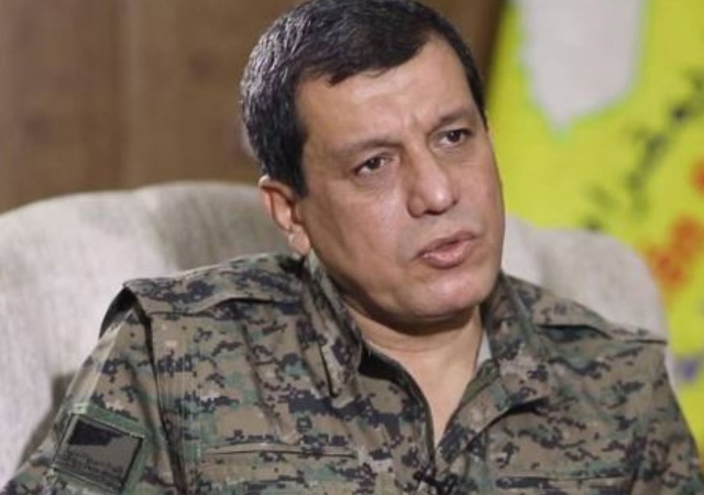 Teröristbaşı Mazlum Abdi ABD’den yardım