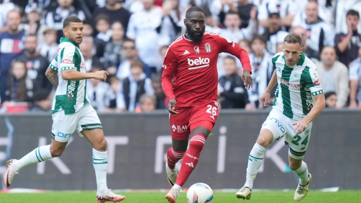 Beşiktaş, Konyaspor karşısında galibiyete uzandı