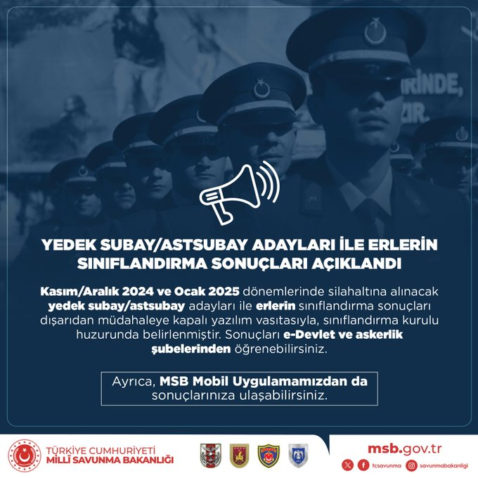 Askerlik yerleri açıklandı