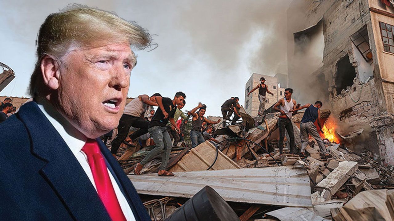 Trump ve İsrailli Bakan Gazze’yi konuştu!