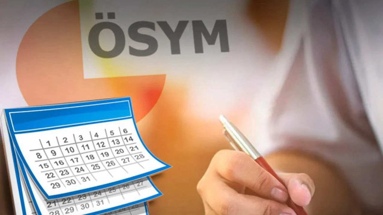ÖSYM 2025 yılı sınav takvimini açıkladı
