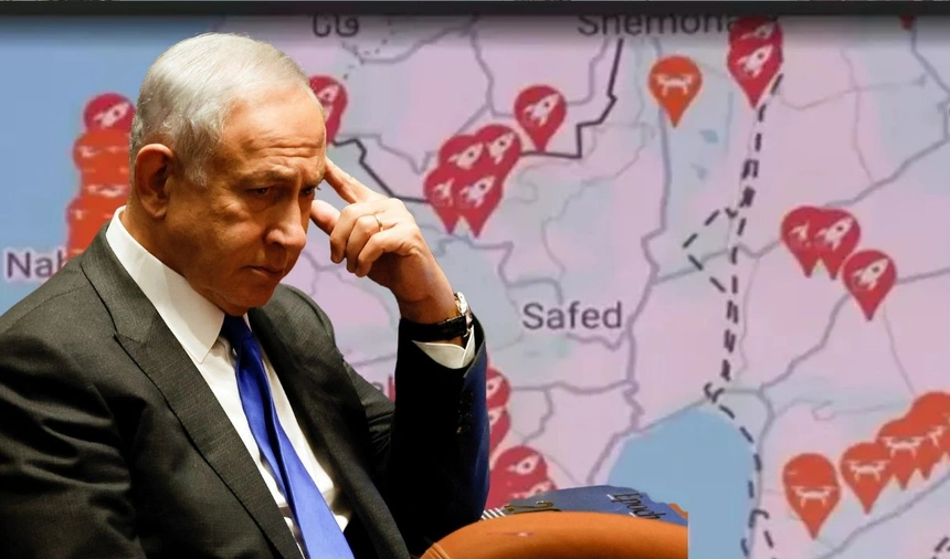 Hizbullah İsrail’e karşı füzeleri peş peşe ateşledi