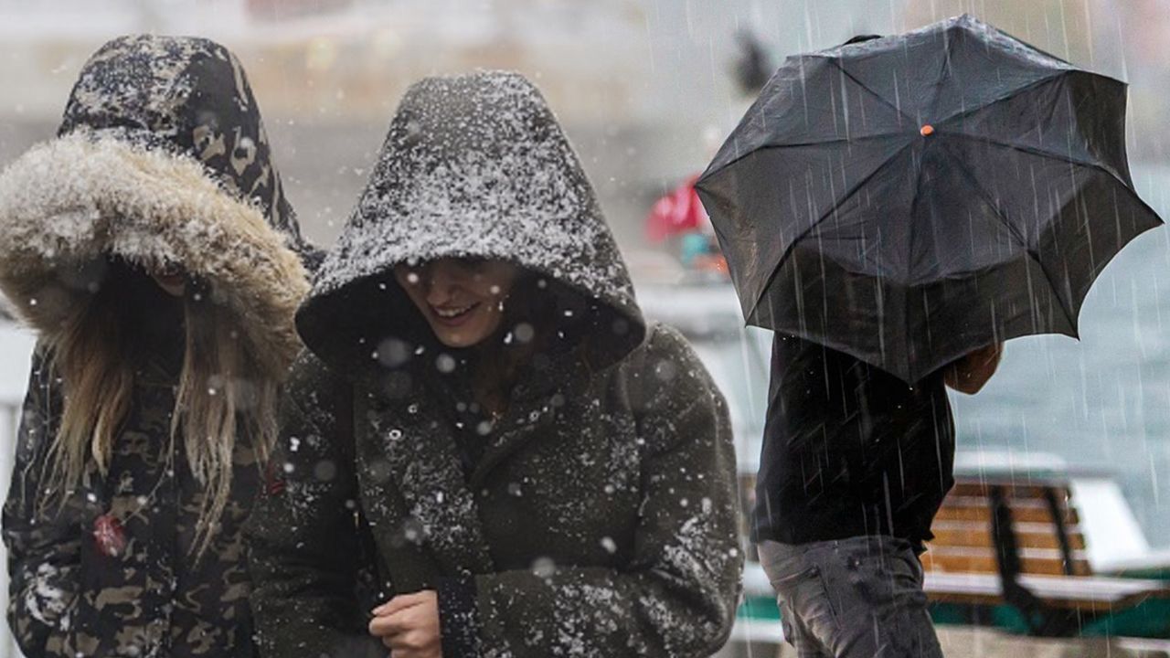 Sıcaklık düşüyor, kar ve sağanak geliyor!