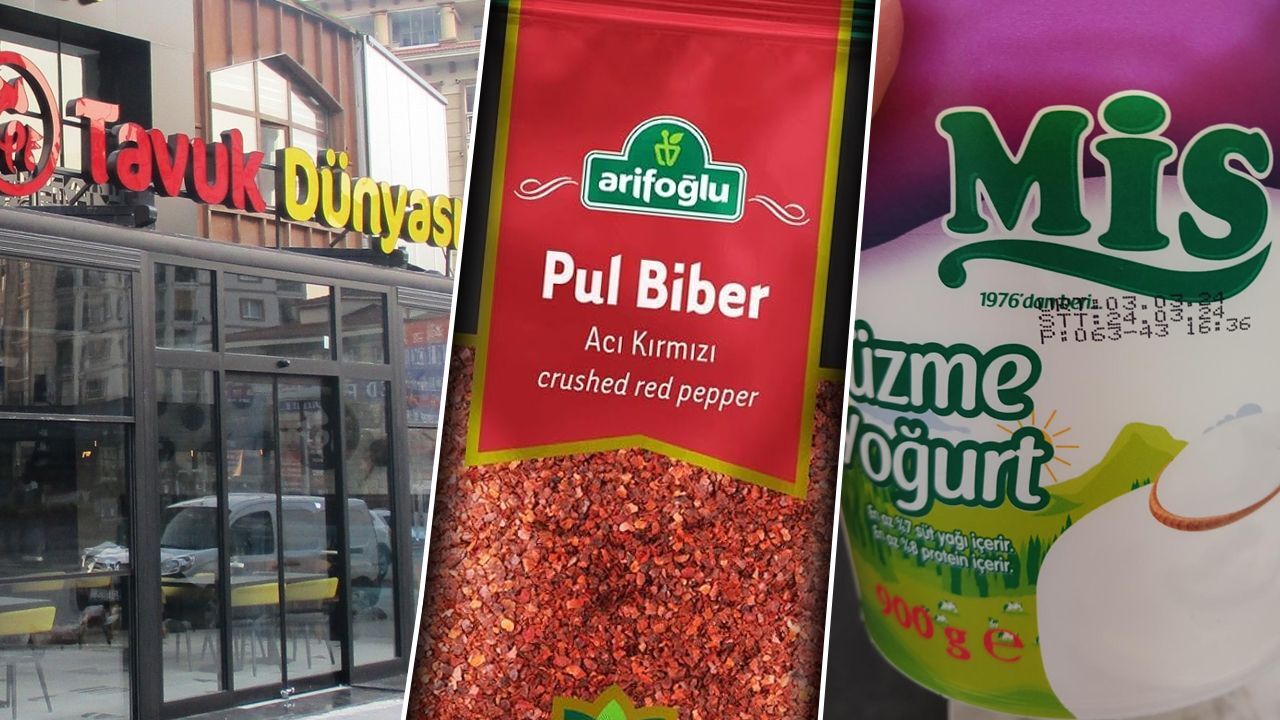 Bakanlık ünlü markaları ifşa etti