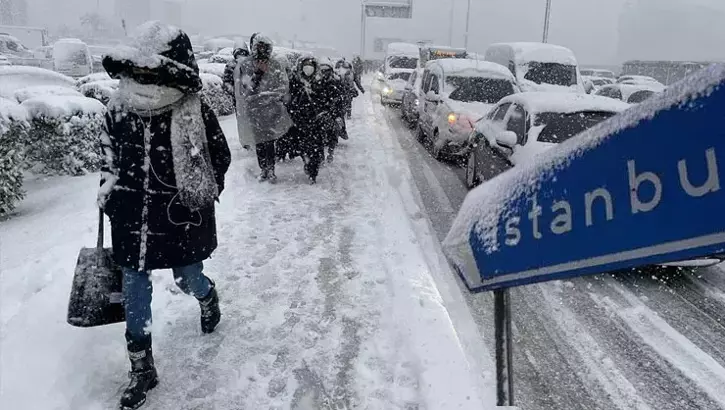 İstanbul’da kar fırtınası başlıyor!