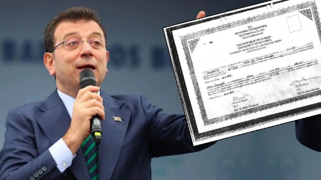 İmamoğlu’na ‘sahte diploma’ soruşturması