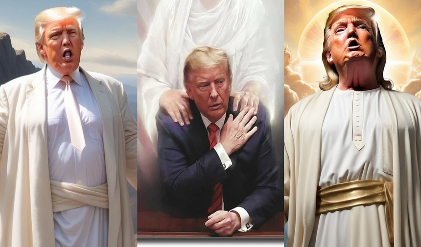 Trump’ı Mesih ilan ettiler!
