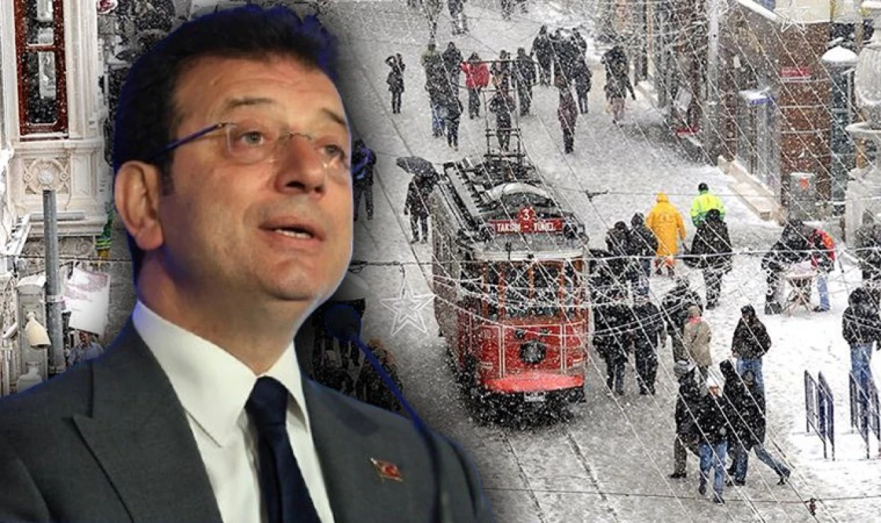 İmamoğlu’ndan yoğun kar yağışı uyarısı: Yarın trafiğe çıkmayın!
