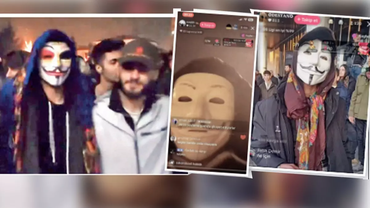 Maskeli teröristleri sahaya sürdüler!