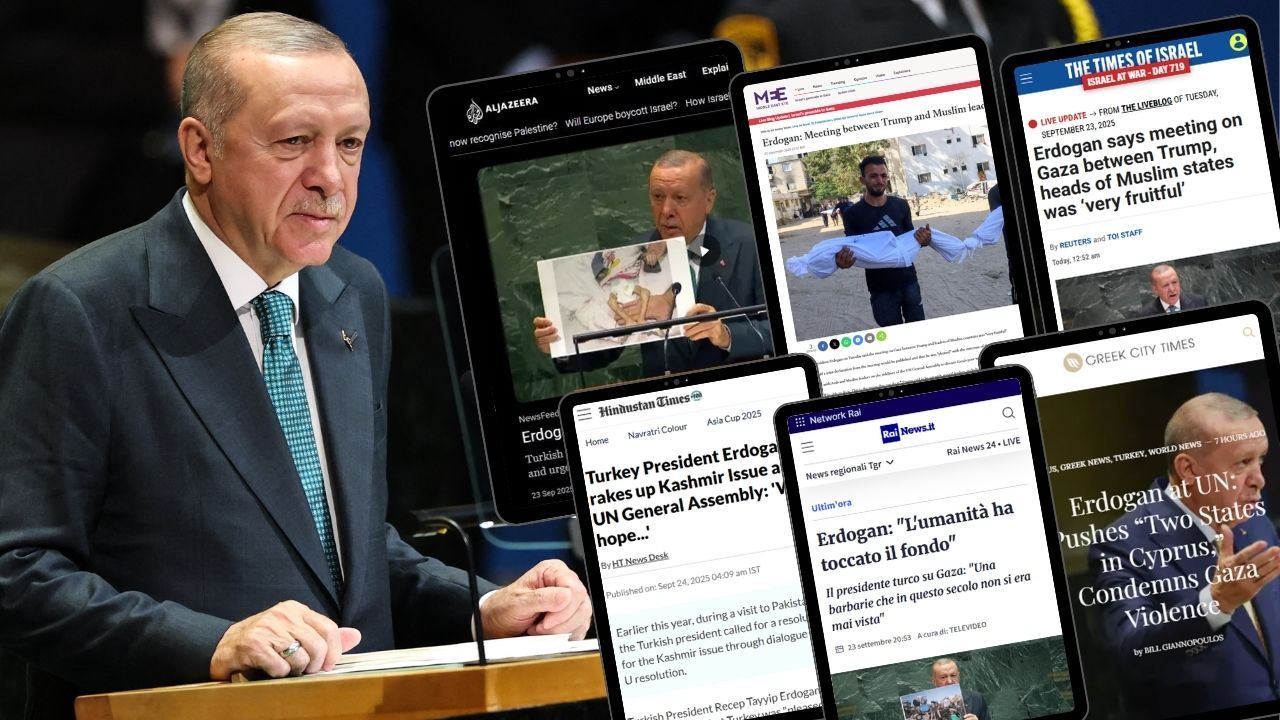 Erdoğan’ın konuşması uluslararası medyada yankılandı