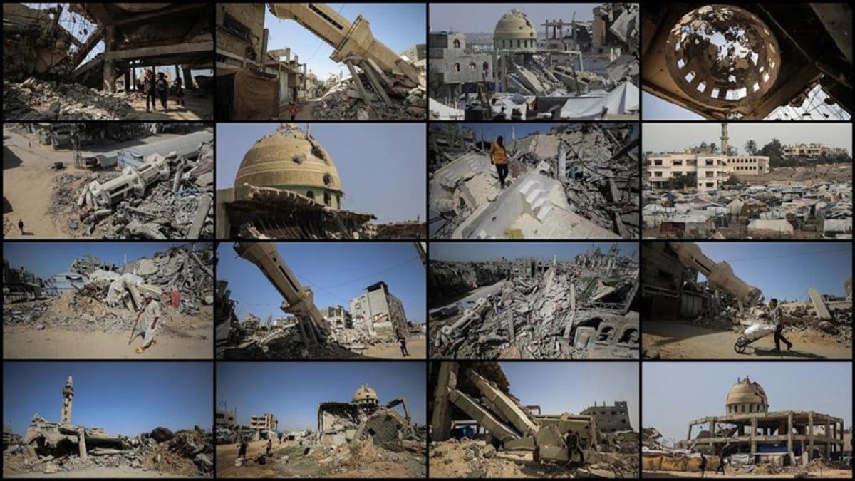 Gazze’nin asırlık camileri İsrail saldırılarında yok oldu