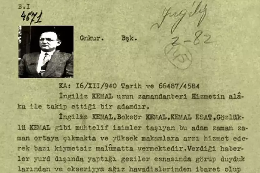MİT, ‘İngiliz Kemal’ Hakkında Tarihi Belgeler Paylaştı!