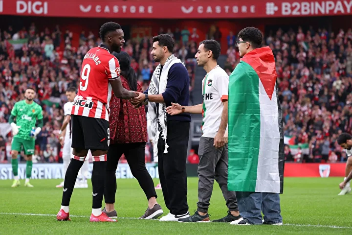 Athletic Bilbao’dan Filistin’e anlamlı destek