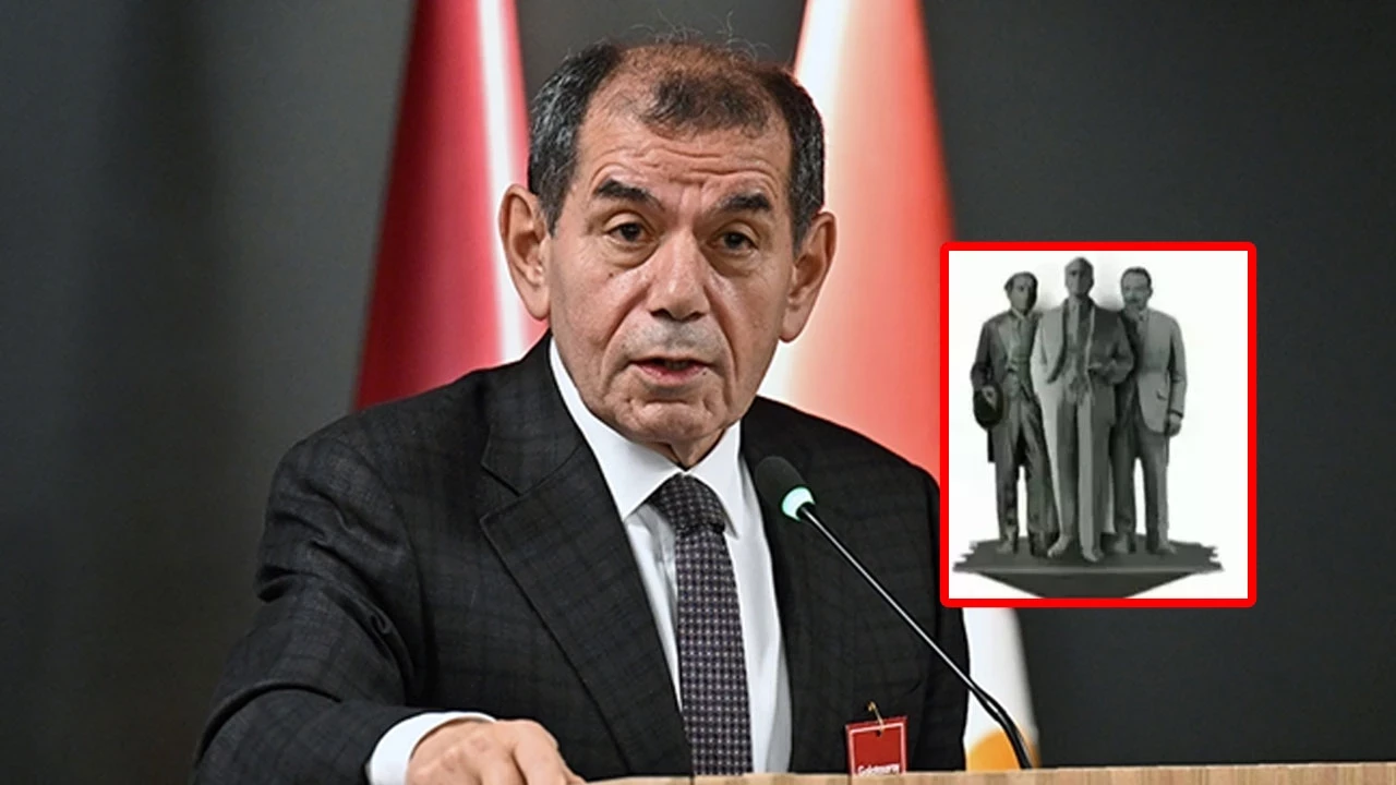 Galatasaray’dan dev Atatürk heykeli