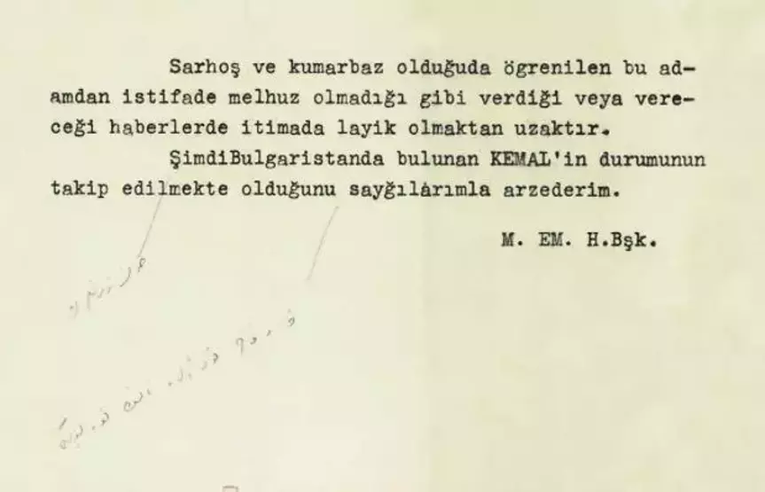 MİT, 'İngiliz Kemal' Hakkında Tarihi Belgeler Paylaştı!