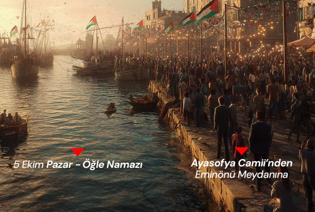 Filolara destek için Ayasofya'dan Eminönü'ne büyük yürüyüş