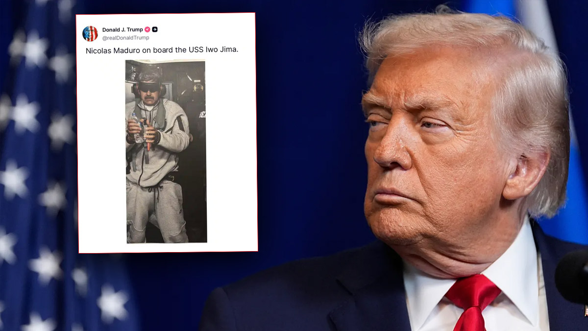 Trump, Maduro’nun fotoğrafını paylaştı