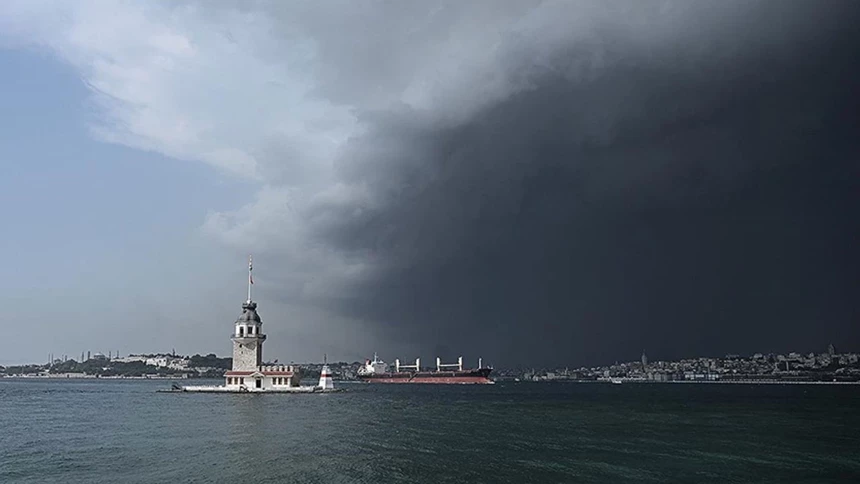 İstanbul’da fırtına alarmı