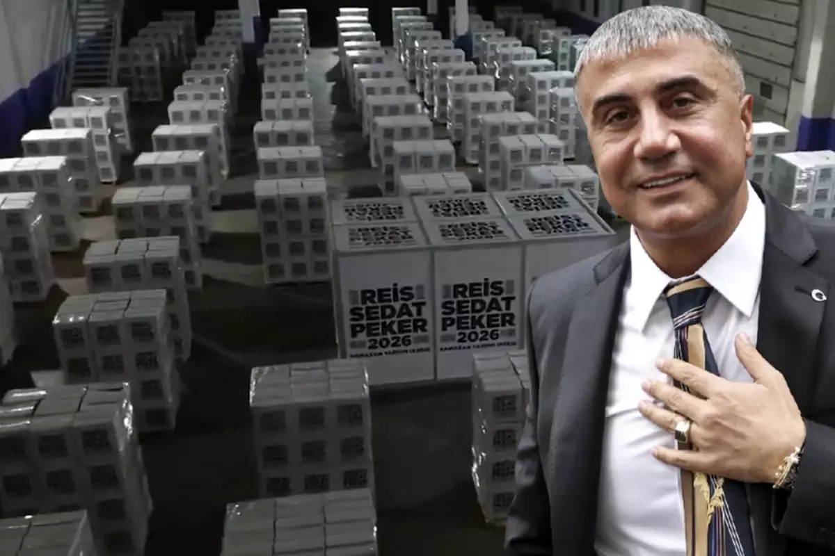 Sedat Peker’den ihtiyaç sahiplerine gıda kolisi