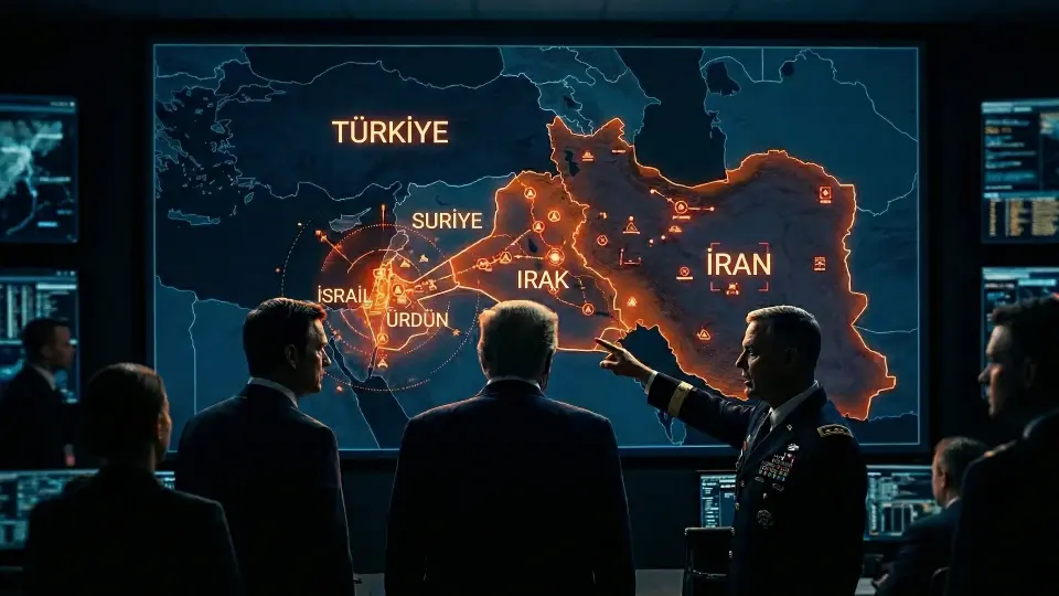 İran saldırısı haritasında Türkiye detayı
