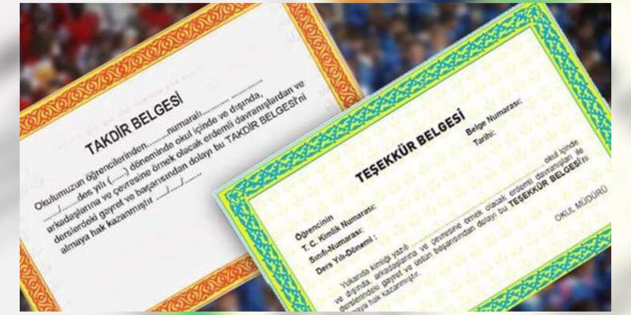 2026 Takdir ve Teşekkür Belgesi Hangi Öğrencilere Verilecek?